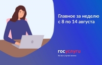 Главное за неделю с 8 по 14 августа