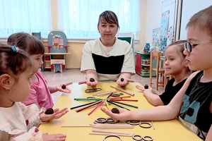 Природный материал для развития речи малышей