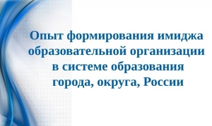 Образовательные организации Нижневартовска делятся опытом проектирования имиджа